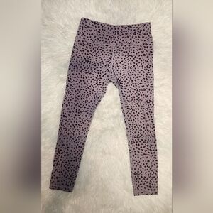 Zyia Purple Leopard Print Leggings